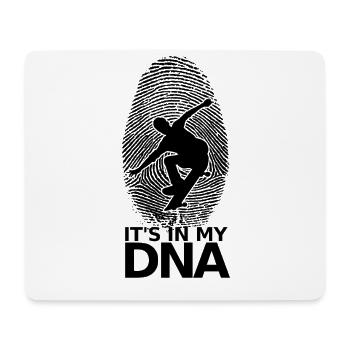 Skateboarder Skateboard Skater Skate Skateing DNA - Mouse Pad (horizontal) - white - Front