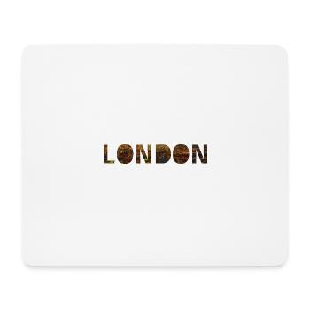London - Mousepad (Querformat) - Weiß - Vorne