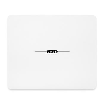 2025 Linie - Mousepad (Querformat) - Weiß - Vorne