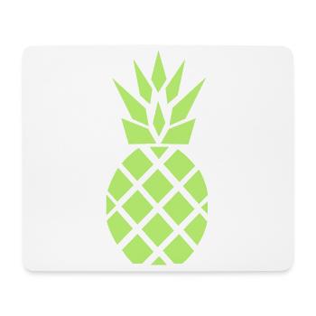 Ananas ananas fluo - Tapis de souris (format paysage) - blanc - Devant