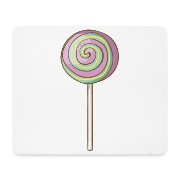 Des sucettes - Tapis de souris (format paysage) - blanc - Devant