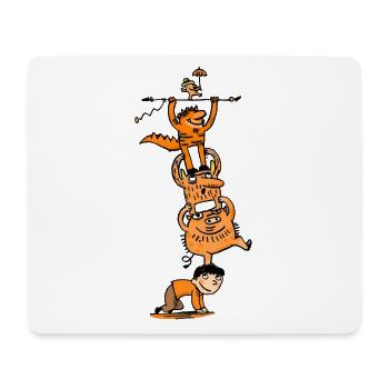 Monster kidscontest - Tapis de souris (format paysage) - blanc - Devant