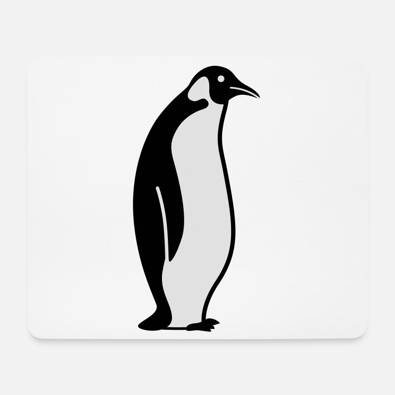 Pinguin pinguïn - Mousepad (Querformat) - Weiß