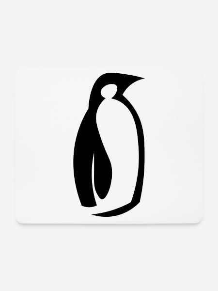 Pinguin - Papa Pinguin - Geschenkidee - Mousepad (Querformat) - Weiß
