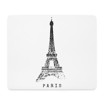 Paris Eiffelturm Vintage Skyline I Love Frankreich - Mousepad (Querformat) - Weiß - Vorne