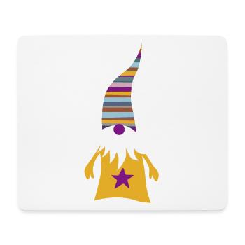 Weihnachtswichtel: Wichtel Stern Weihnachten Kind - Mousepad (Querformat) - Weiß - Vorne