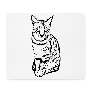 Cat Kitten Tiger Cat Cat Shirt Gift - Mouse Pad (horizontal) - white - Front