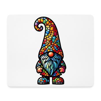 Gnome - Tapis de souris (format paysage) - blanc - Devant
