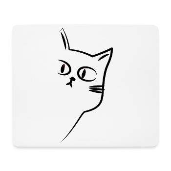 Funny Cat Cat Lover - Mouse Pad (horizontal) - white - Front