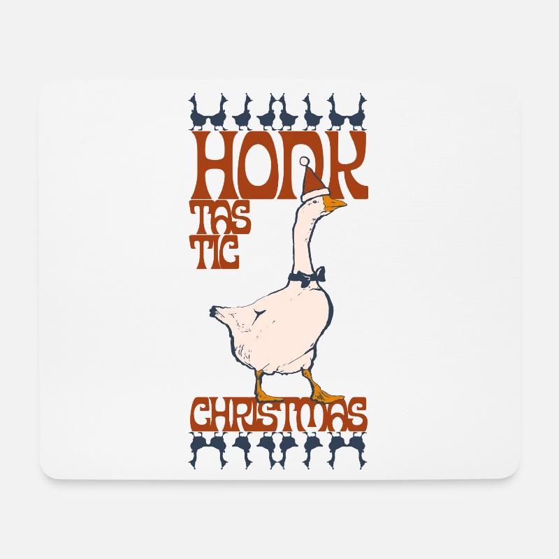 HONKTASTISCHE WEIHNACHTEN - Mousepad (Querformat) - Weiß