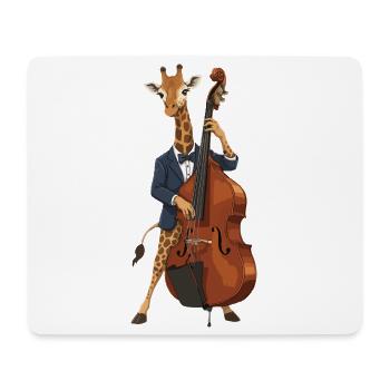 Giraffe Jazz - Mouse Pad (horizontal) - white - Front