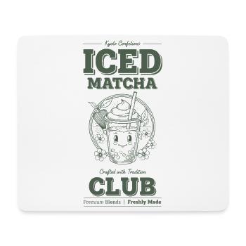 Iced Matcha Club Kyoto Confections Green Tea - Mouse Pad (horizontal) - white - Front