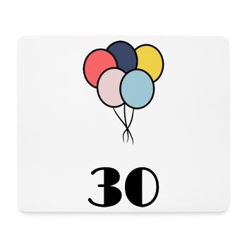 30. 30 YEARS. 30th ANNIVERSARY. 30 YEARS ANNIVERSARY. - Mouse Pad (horizontal) - white - Front