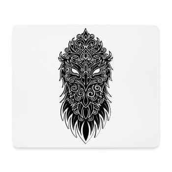 Ornamentaler Adler-Maskottchen-Logo Mandala Sport - Mousepad (Querformat) - Weiß - Vorne