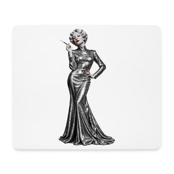 MESMERISIEREN - Mousepad (Querformat) - Weiß - Vorne