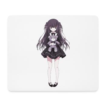 Anime Teen Tsundere Japanimation - Mousepad (Querformat) - Weiß - Vorne