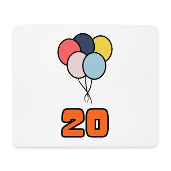 ALLES GUTE ZUM GEBURTSTAG. ALLES GUTE ZUM GEBURTSTAG. JAHRESTAG. - Mousepad (Querformat) - Weiß - Vorne