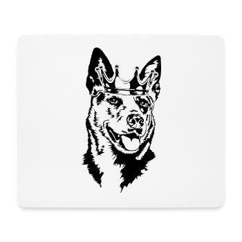 Australian Cattle Dog Crown Dogs Dog Wilsigns - Mouse Pad (horizontal) - white - Front
