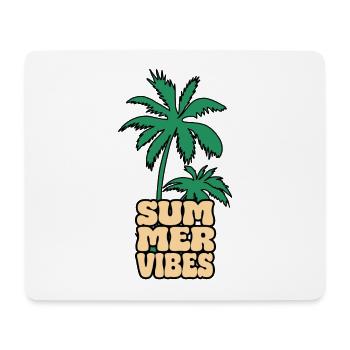 Summer Vibes Palme - Mousepad (Querformat) - Weiß - Vorne