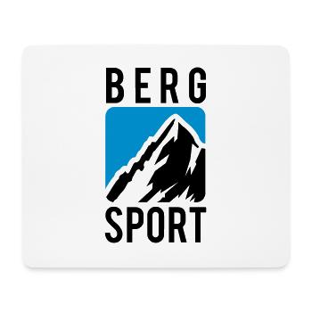BERGSPORT KLETTERN BERGSTEIGEN - Mousepad (Querformat) - Weiß - Vorne