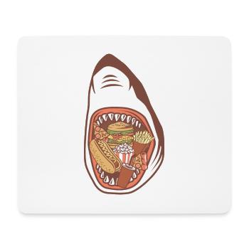 Hai Fast Food - Tapis de souris (format paysage) - blanc - Devant