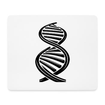 Nukleotiden Kette DNA-Strang Doppelhelix - Mousepad (Querformat) - Weiß - Vorne