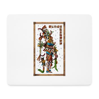 Le roi maya Chan Bahlum II - Tapis de souris (format paysage) - blanc - Devant