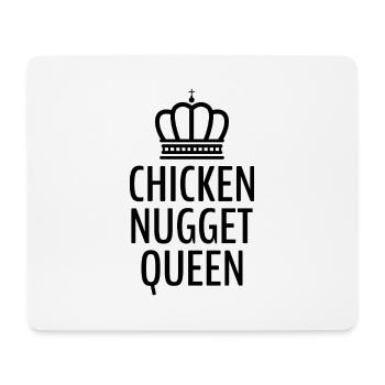Chicken Nuggets Queen Fast Food Geburtstag Lustig - Mousepad (Querformat) - Weiß - Vorne