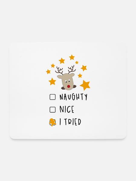Weihnachten - Mousepad (Querformat) - Weiß