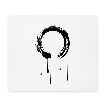 Yogakreis - Mousepad (Querformat) - Weiß - Vorne