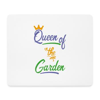 jardin - Tapis de souris (format paysage) - blanc - Devant