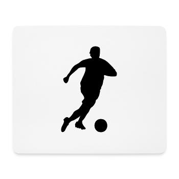 soccer fußball fussball fussballspieler spieler - Mousepad (Querformat) - Weiß - Vorne