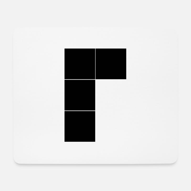 tetris4 - Mousepad (Querformat) - Weiß