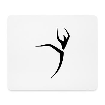 Grimpeur - Tapis de souris (format paysage) - blanc - Devant