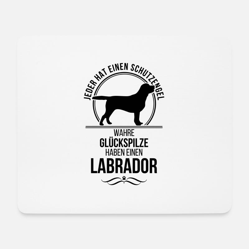 LABRADOR Schutzengel Wilsigns - Mousepad (Querformat) - Weiß