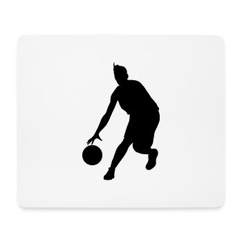 Women basketball de - Mousepad (Querformat) - Weiß - Vorne
