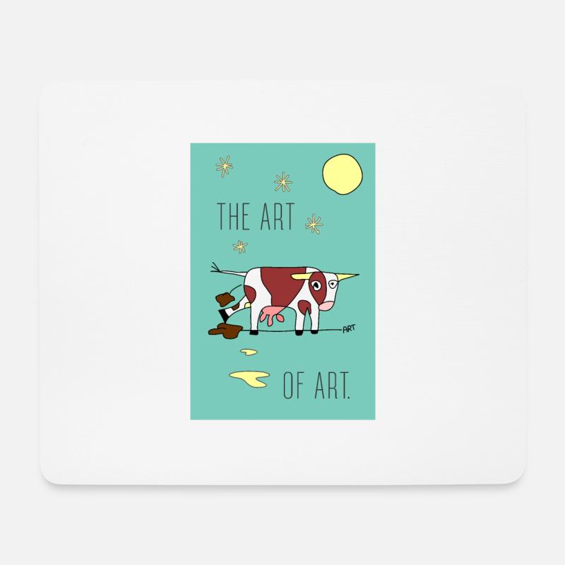 the ART of ART - Mousepad (Querformat) - Weiß