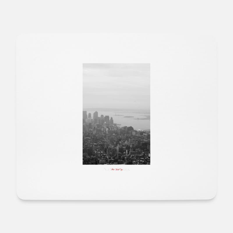 New York City (Poster) - Mousepad (Querformat) - Weiß