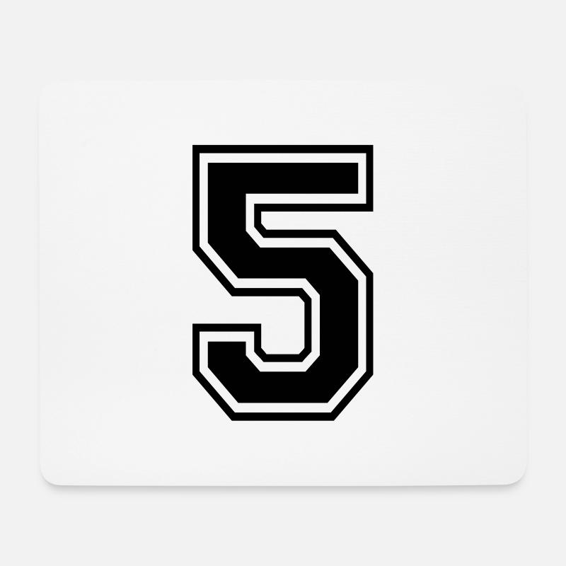 5 - Mousepad (Querformat) - Weiß