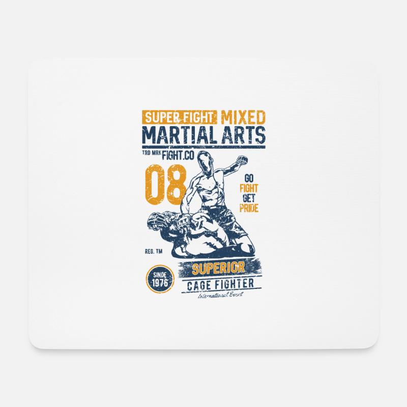 MARTIAL ARTS SPORT - Kampfsport Geschenke Shirts - Mousepad (Querformat) - Weiß
