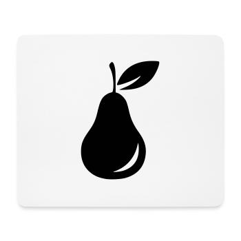 Birne Birnen Frucht Früchte Essen Gesund Pear - Mousepad (Querformat) - Weiß - Vorne