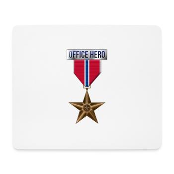Medal Bronze Star Office Hero Funny Military Ar - Mouse Pad (horizontal) - white - Front