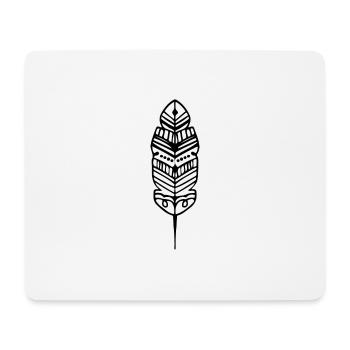 Tronc Ressort Form Maori Tattoo Ancient Tribe - Tapis de souris (format paysage) - blanc - Devant