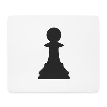 puce d'échecs - Tapis de souris (format paysage) - blanc - Devant