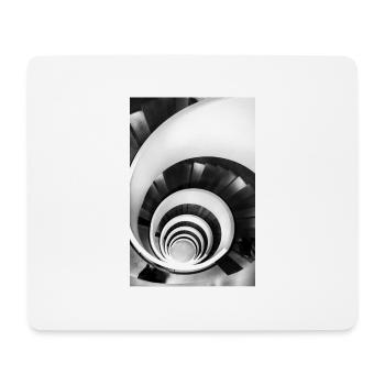 Spirale - Mousepad (Querformat) - Weiß - Vorne