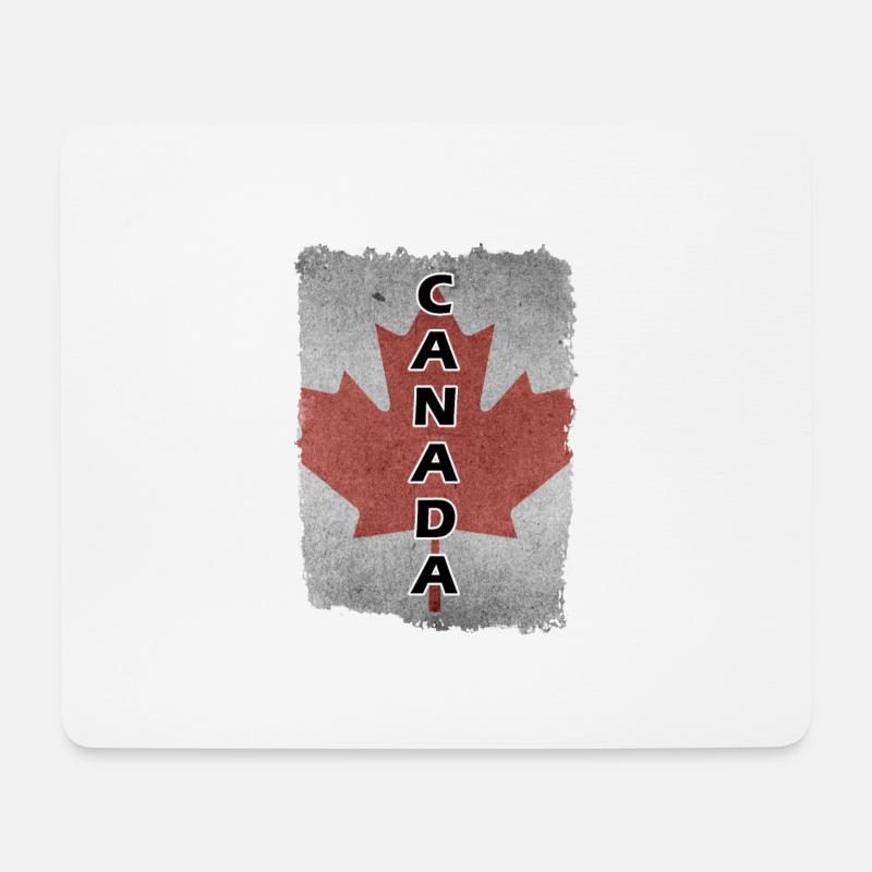 Canada - Mousepad (Querformat) - Weiß