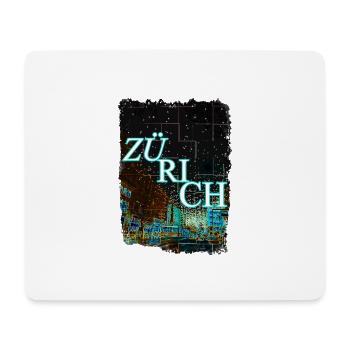 Canton de Zurich Suisse pour Noël - Tapis de souris (format paysage) - blanc - Devant
