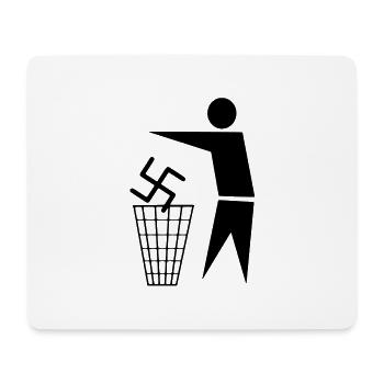 Racism sucks - Mouse Pad (horizontal) - white - Front
