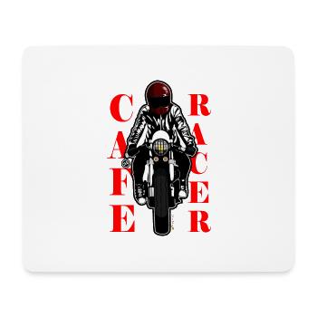 Cafe Racer - Mouse Pad (horizontal) - white - Front