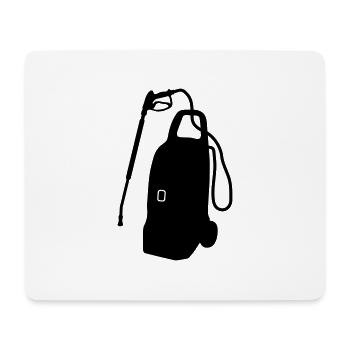 nettoyeur_ à _haute_ pression_g1 - Tapis de souris (format paysage) - blanc - Devant